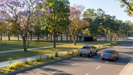 Dan a conocer nuevas imágenes del Parque Saavedra ampliado y aseguran que los cambios mejorarán el tránsito