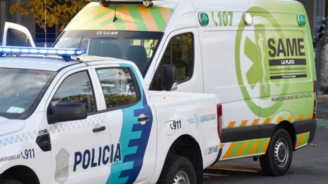 motochorros balearon a un comerciante de la plata cuando llegaba a casa con su familia