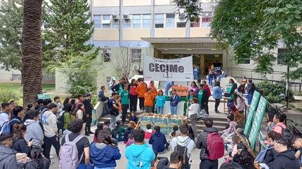 Estudiantes y docentes de Medicina de la UNLP hicieron una clase pública