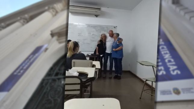 el emotivo video de un vecino que se recibio de abogado en la unlp a los 65 anos