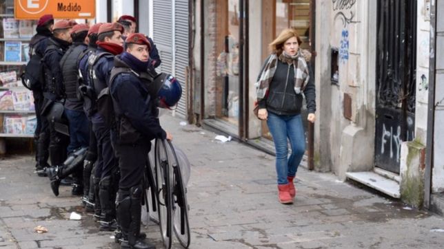 ¿estado de sitio? por que el centro de la plata esta blindado de policias