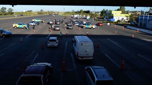 pese a la cuarentena, muchos argentinos intentaron escaparse a la costa por semana santa