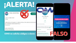 el aviso de ioma a sus afiliados para evitar ser estafados en internet