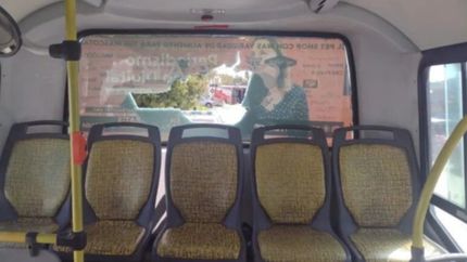Subió al micro sin barbijo, le pidieron que se lo ponga, se enojó y destrozó todo