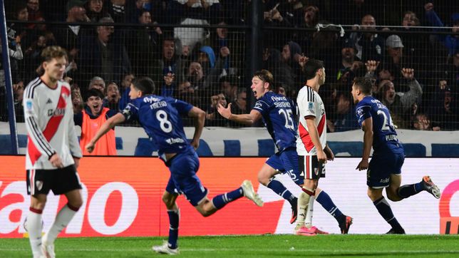 gimnasia jugo un gran partido y le gano 1 a 0 a river