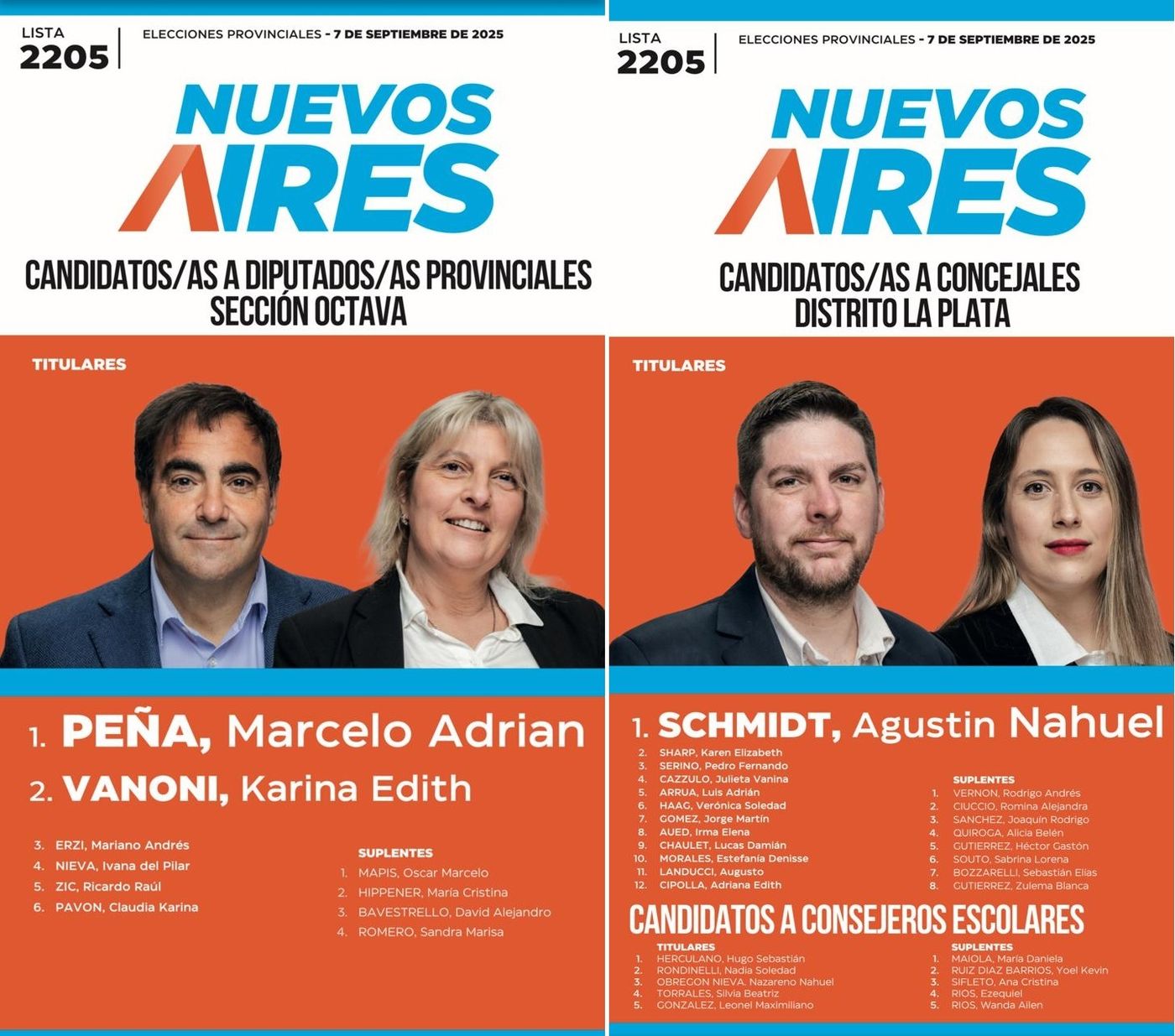 La boleta de Nuevos Aires La boleta de Nuevos Aires