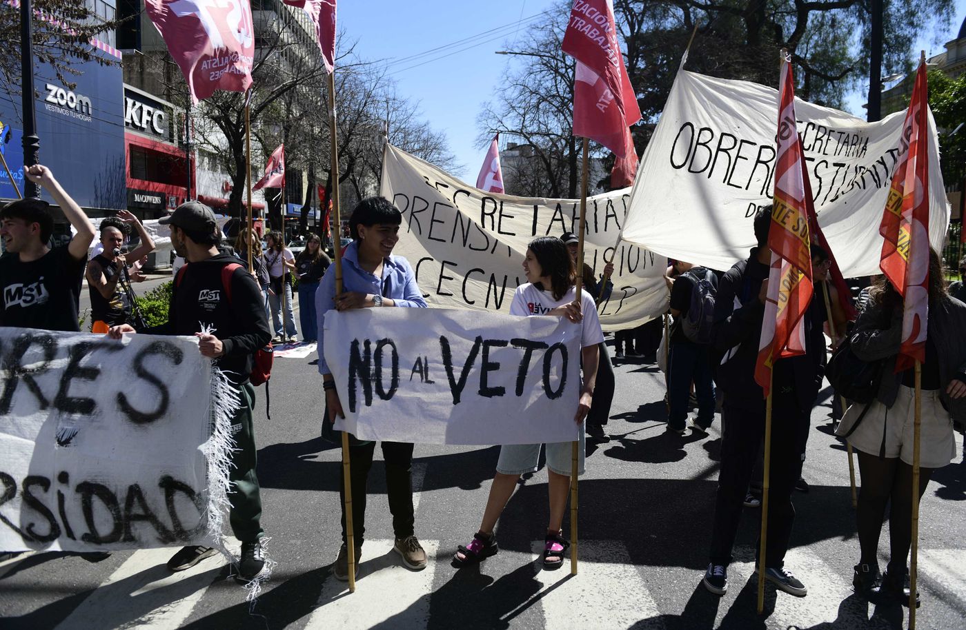 protesta en el centro por financiamiento universitario (2)