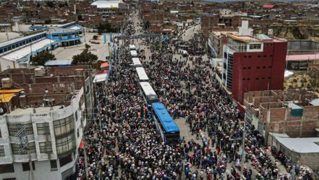 Protestas en Perú