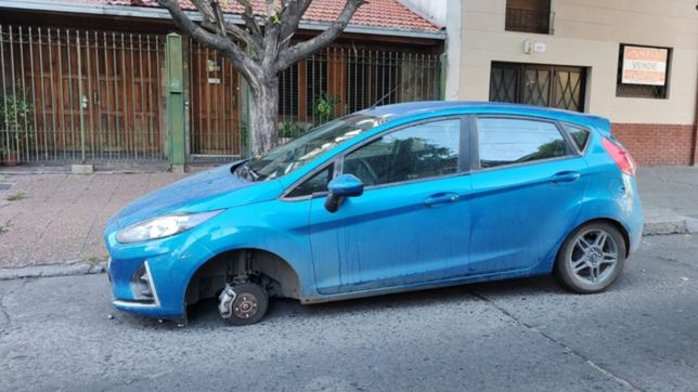 los robarruedas continuan atacando en distintas zonas de la plata y crece la preocupacion