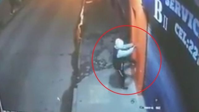 video: con pinas y patadas, trato de meterse a robar en un comercio de la plata
