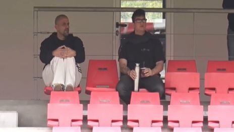 Juan Sebastián Verón, presente en UNO para ver a la Reserva de Estudiantes