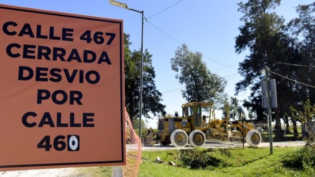 ¿cuales son los desvios y cortes en city bell por la megaobra en la calle 467?