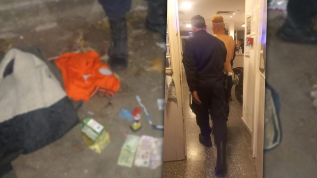 un hombre robo y amenazo con una navaja a una mujer en la plata