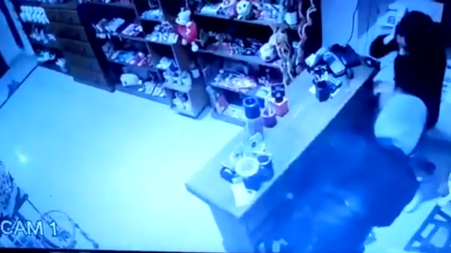 video: en menos de un minuto, robaron un local en pleno centro de la plata