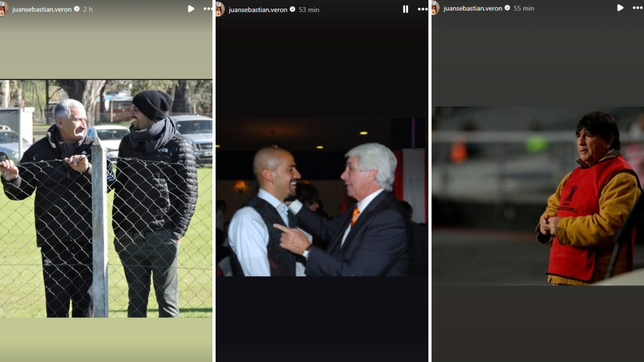 la serie de publicaciones de veron apelando al adn del pincha