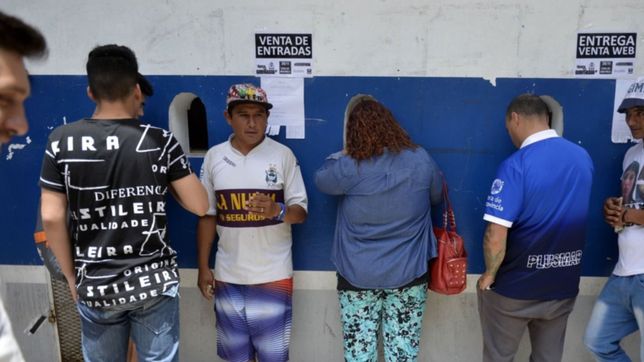los hinchas de gimnasia agotaron las populares en la venta por internet y manana arranca en el bosque