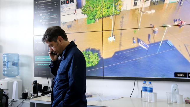 kicillof hablo sobre la reconstruccion de bahia blanca: lo que viene es muy dificil