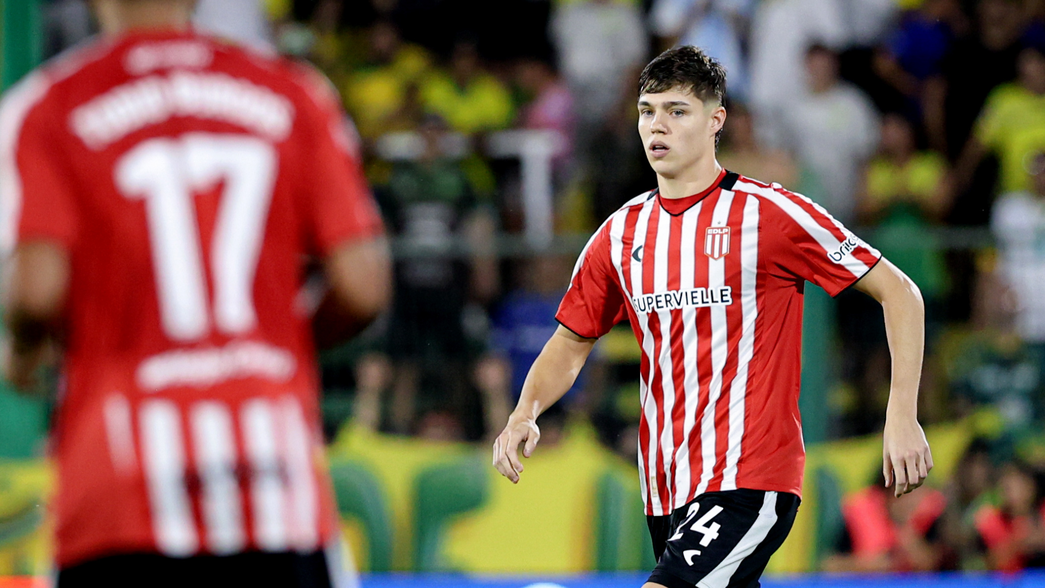 Palacios tuvo un anticipado debut con la camiseta de Estudiantes y no desentonó