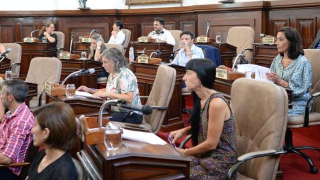 un veto de garro genero un encendido debate en el arranque de sesiones del concejo
