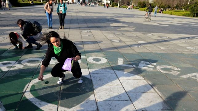 es el dia de accion global por el acceso al aborto legal y asi lo celebraron en la plata