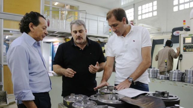 garro y sica recorrieron una empresa de aluminio de lisando olmos