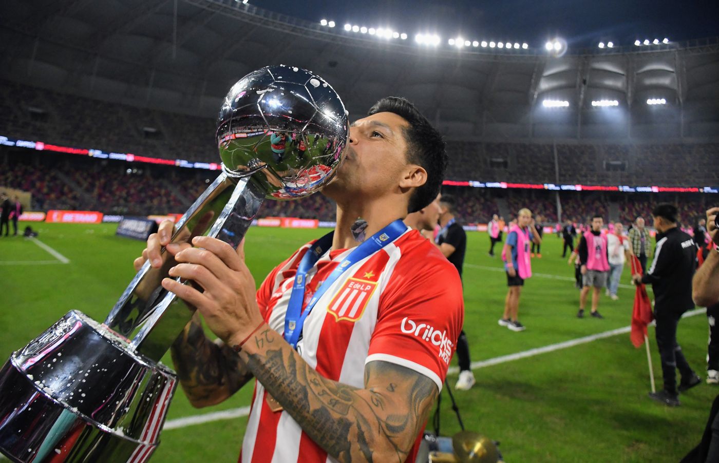 Estudiantes Campeón Copa de la Liga (6) Enzo Pérez.JPG