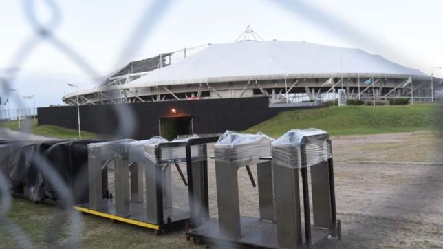 la banda del indio solari en la plata: asi se prepara el unico para la nueva misa ricotera