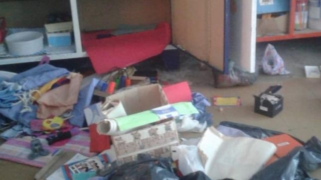 robaron, orinaron y hasta defecaron en un jardin de infantes de la plata
