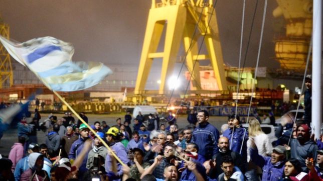 hubo acuerdo y los trabajadores levantaron la toma del astillero rio santiago