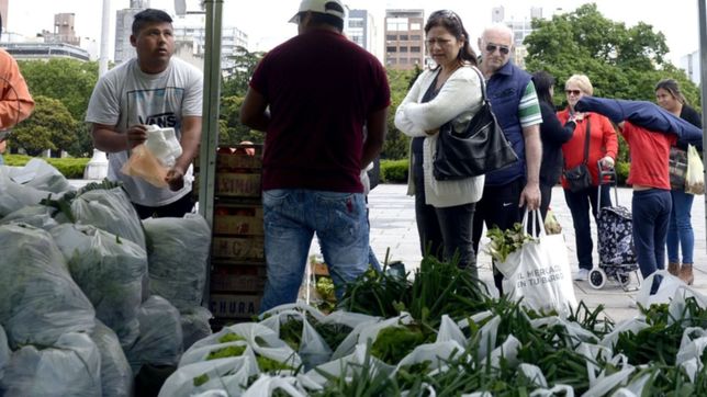 asi son los bolsones gratuitos de comida que entregaran este sabado en los hornos
