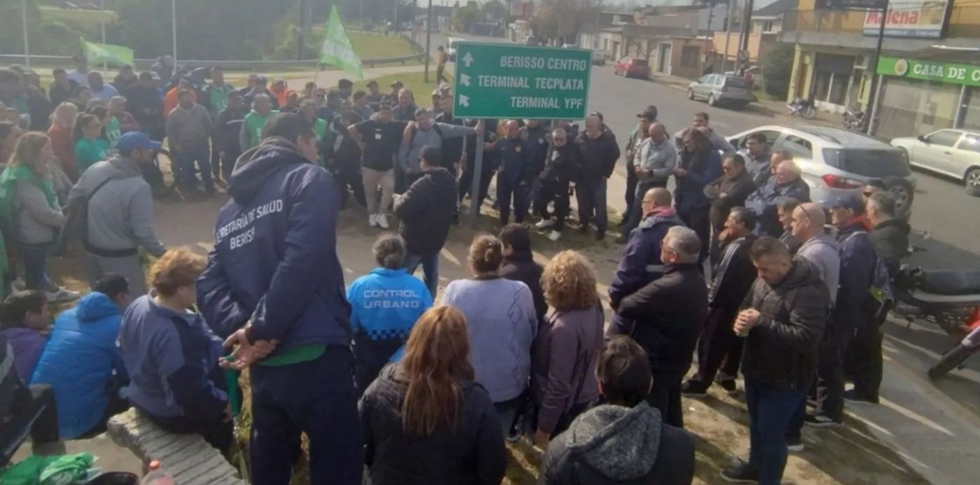 paro municipales de berisso