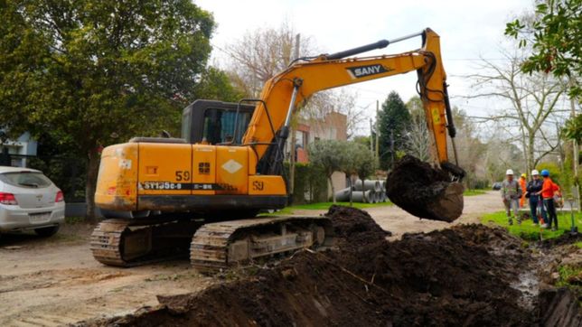 avanzan los trabajos en una calle clave para la conexion de una zona de city bell