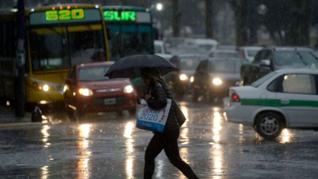 el domingo termina con tormentas de lluvia y viento en la plata: ¿como arranca la semana?