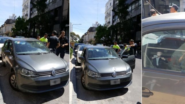 en medio de la ola de calor, dejaron a su perro encerrado en el auto y los escracharon
