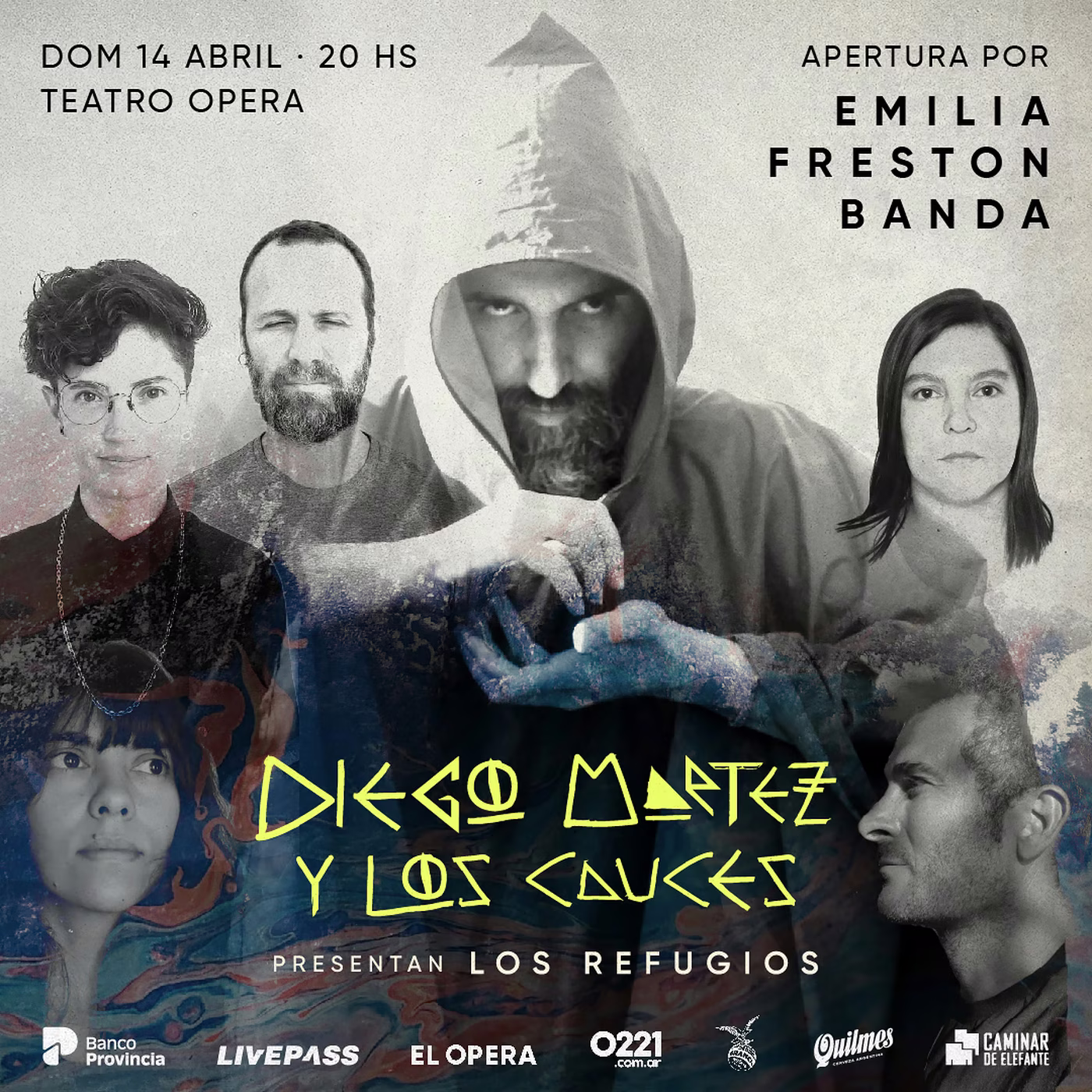 Diego Martez y Los Causes en el Teatro Ópera