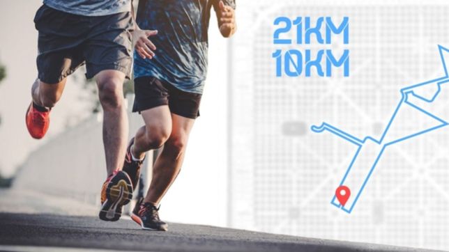 llega la media maraton la plata y asi seran punto por punto los recorridos de 10 y 21k