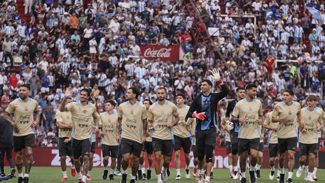 Con Benjamín Domínguez y Gerónimo Rulli de titulares la Selección argentina jugó el amistoso por Bahía Blanca