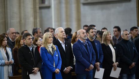 Con la presencia de Alak y Kicillof, se celebró el tradicional tedeum en la Catedral