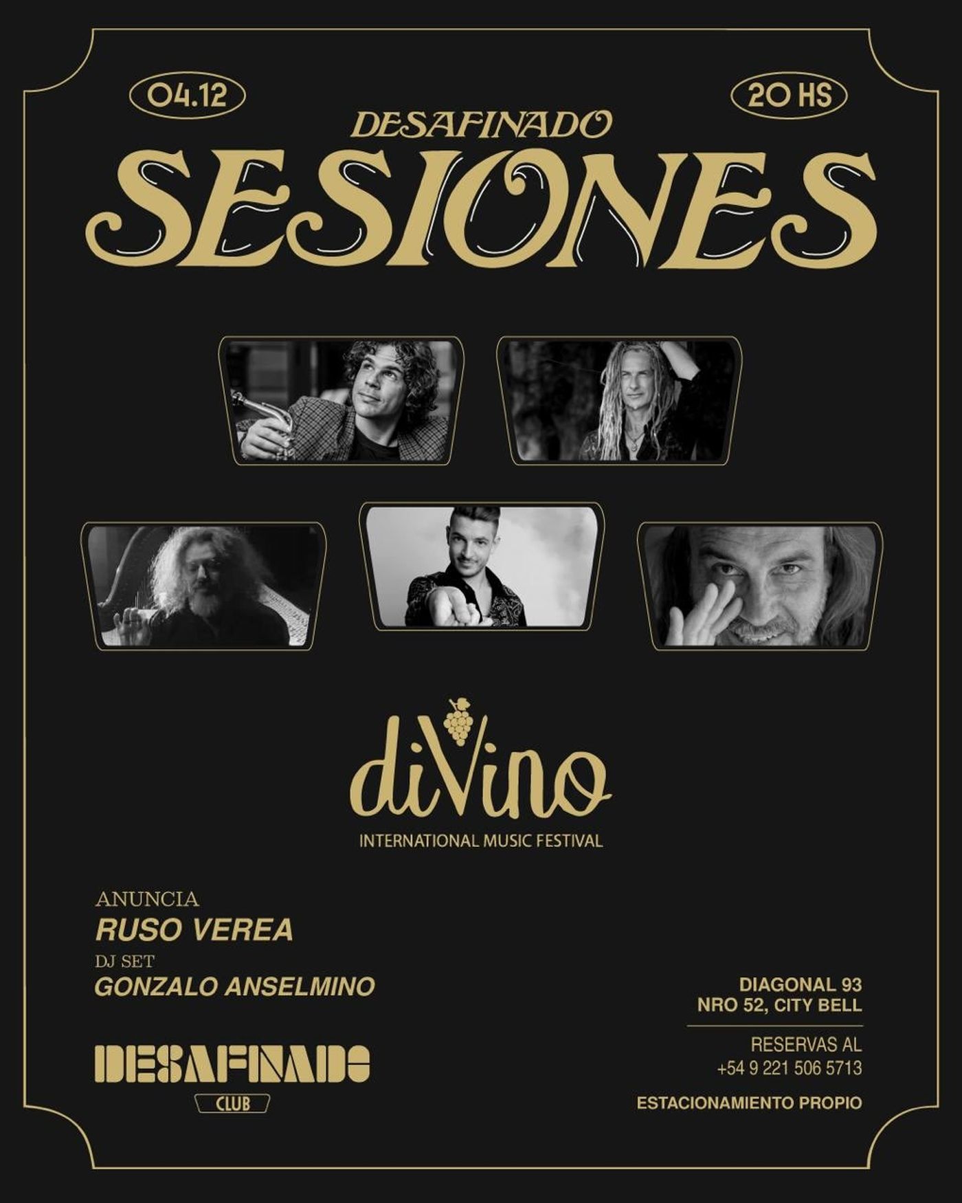 Estrenos musicales y cruces internacionales en una noche &uacute;nica del Divino Music Festival en City Bell