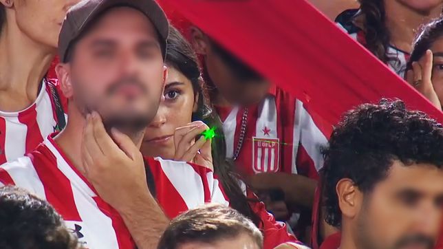la hincha de estudiantes que llevo un laser a uno es la hija de una fiscal de la plata