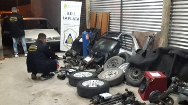 video: asi cayo el camba, un especialista en robar y desarmar autos en la plata