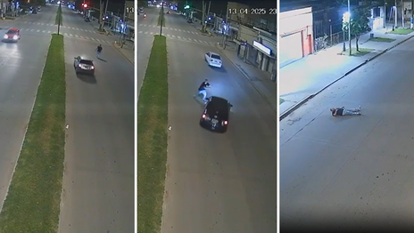 Un hombre borracho en Melchor Romero zigzagueó en plena 520 y se salvó de milagro de ser atropellado