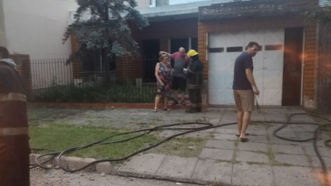 una abuela termino internada luego de que se incendiara su casa de berisso