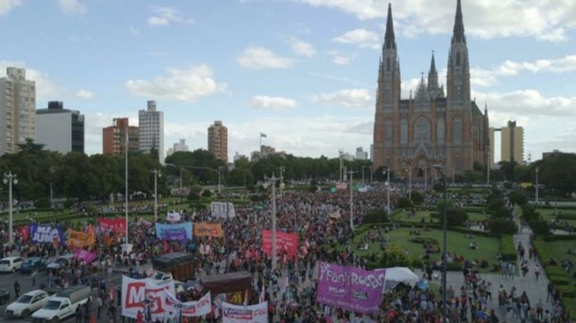 asi seran los cortes de transito en la plata por el acto del dia de la mujer