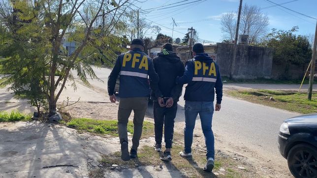 la policia federal detuvo en la plata a un peligroso narco vinculado a un cargamento de 43 kilos de droga