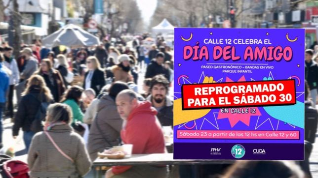 reprogramaron la celebracion del dia del amigo en calle 12