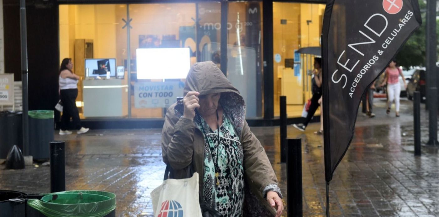 Lluvia en La Plata