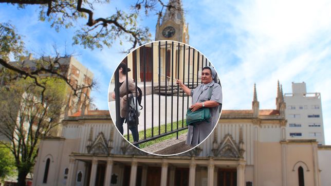 una mujer se quedo encerrada en la basilica san ponciano y fue salvada por una monja