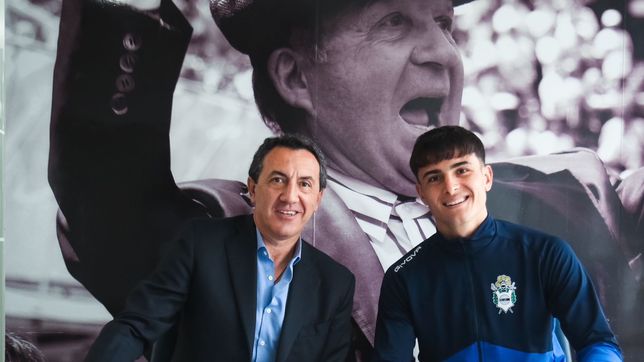 juan cruz cortazzo firmo su primer contrato con gimnasia