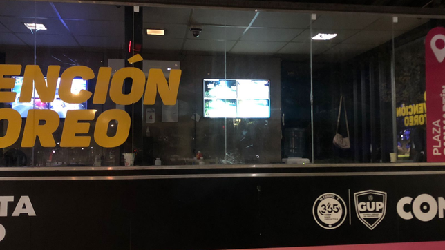 apedrearon la garita del centro de monitoreo de plaza san martin